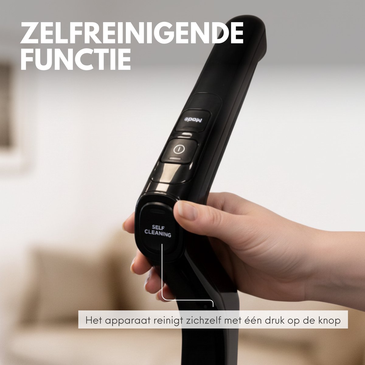 RYER DualForce Vloerreiniger - Draadloze Stofzuiger & Dweil in 1 - Nat & Droog Reinigen - Zelfreinigend - 3 Snelheden - Zelftrekkende werking - 35 min Accuduur - Twee-Tank Systeem - Lichtgewicht — afbeelding 5