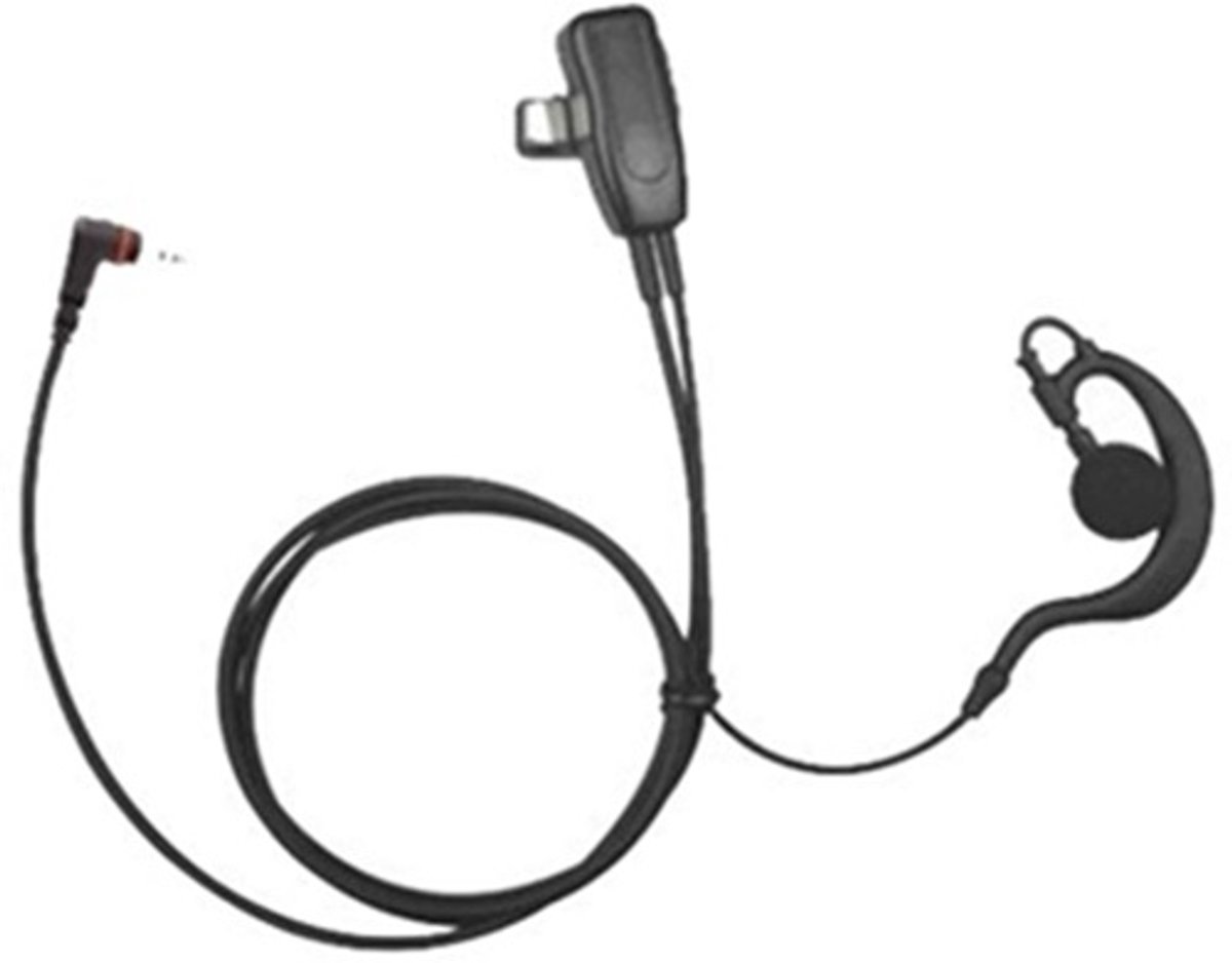 Incotech ECH1040-H6 G-Shape oortje voor Hytera PD3 serie portofoons OP=OP