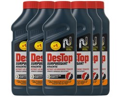 Destop Ontstopper Surpuissant – 6x500 ml – Professionele kracht – Voor zware verstoppingen