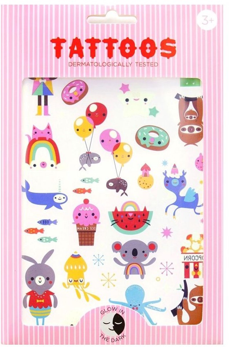 Tijdelijke tattoos woodland friends - Petit Monkey