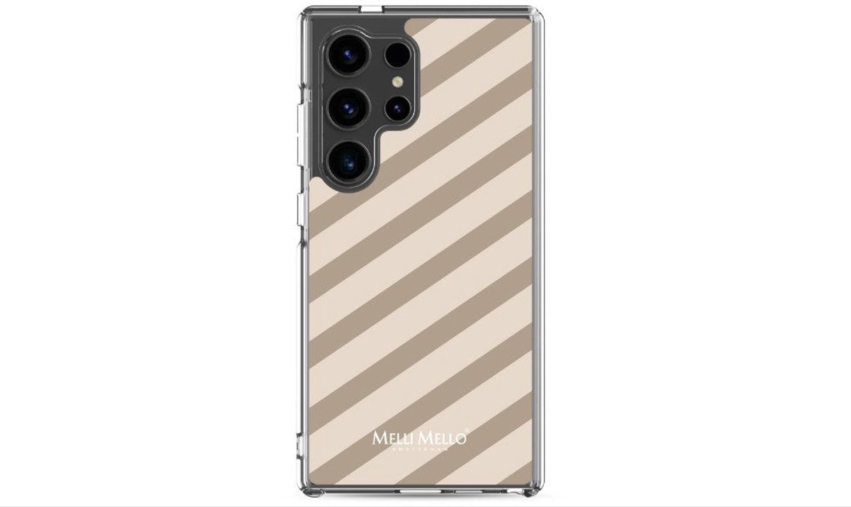 Melli Mello Telefoonhoesje Sand Stripe (Soft case) - Samsung Galaxy S24 Ultra
