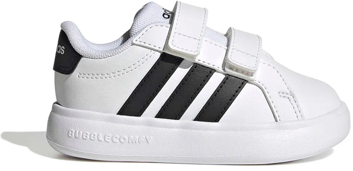 Adidas Grand Court 3.0 Bubble Babyschoenen 1/2 Jongens Meisjes Zwart