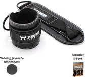 Fitness Band Voor Om De Enkel Set Van 2 | Enkelband Voor Trekstation In De Sportschool Effectief Voor Trainen Van Benen Sterke Ijzeren Ring Duurzaam Materiaal Trainingsband