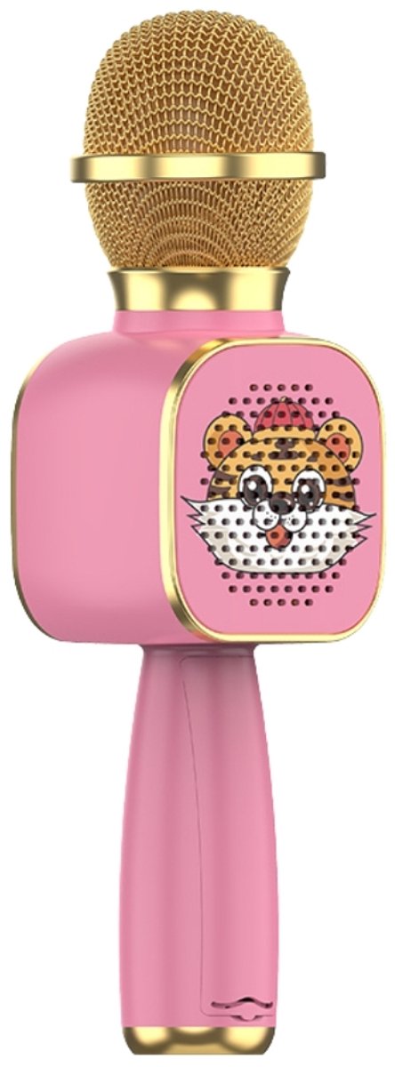 Fivesquare Kids Karaoke Microphone –Roze- Kinder Karaoke Microfoon met Kleurrijk Design, 1200mAh, Draadloos – Voor Kinderen & Feestjes