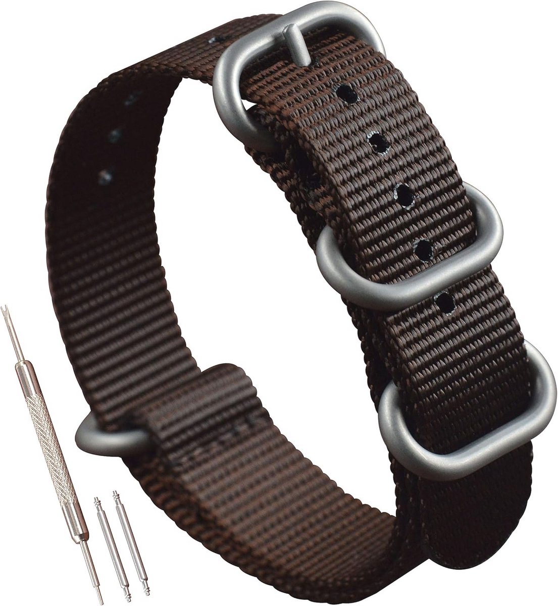 Nylon Horlogebanden voor Heren met 4 Ringen