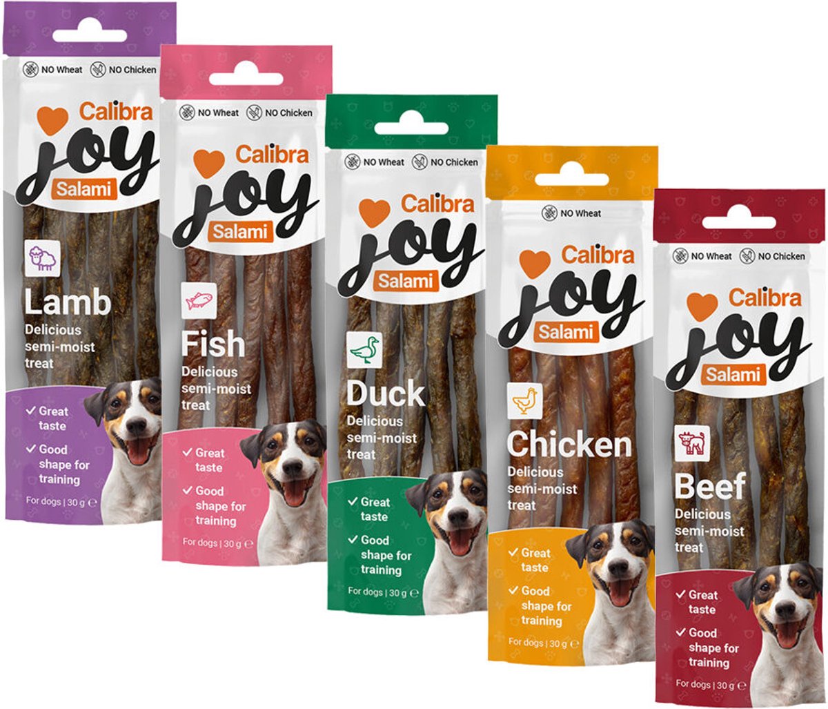 Calibra Joy Dog Salami - Rund - 3x 30 g