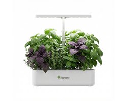 Bioome SmartGarden – Hydroponics Indoor Garden (12 Pods) – Automatische Smart Kruidentuin voor Binnen – Tot 3x Snellere Groei – Zonder Aarde – Kweek Altijd Verse Kruiden & Meer in de Keuken