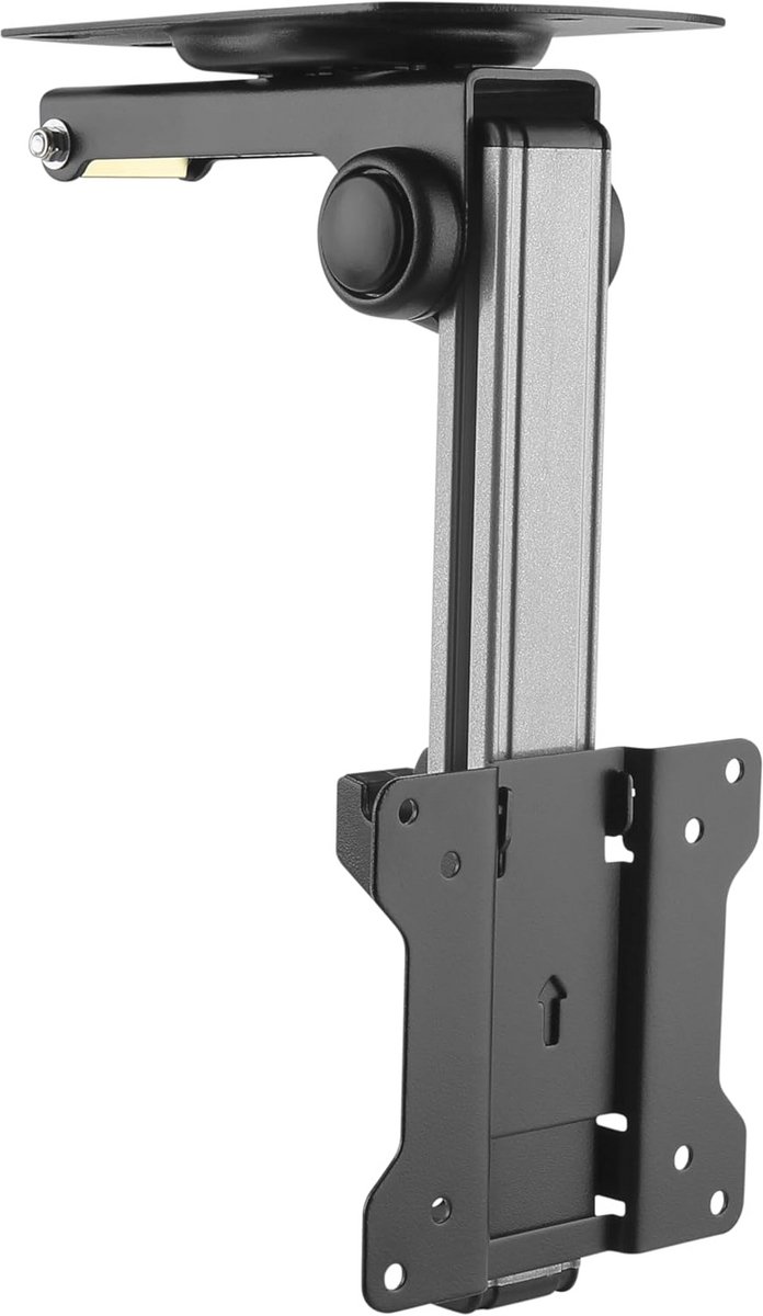 Verstelbare Plafond TV Beugel voor 13-33 Inch - Opvouwbaar en Draaibaar, Ideaal voor LCD en OLED Monitoren