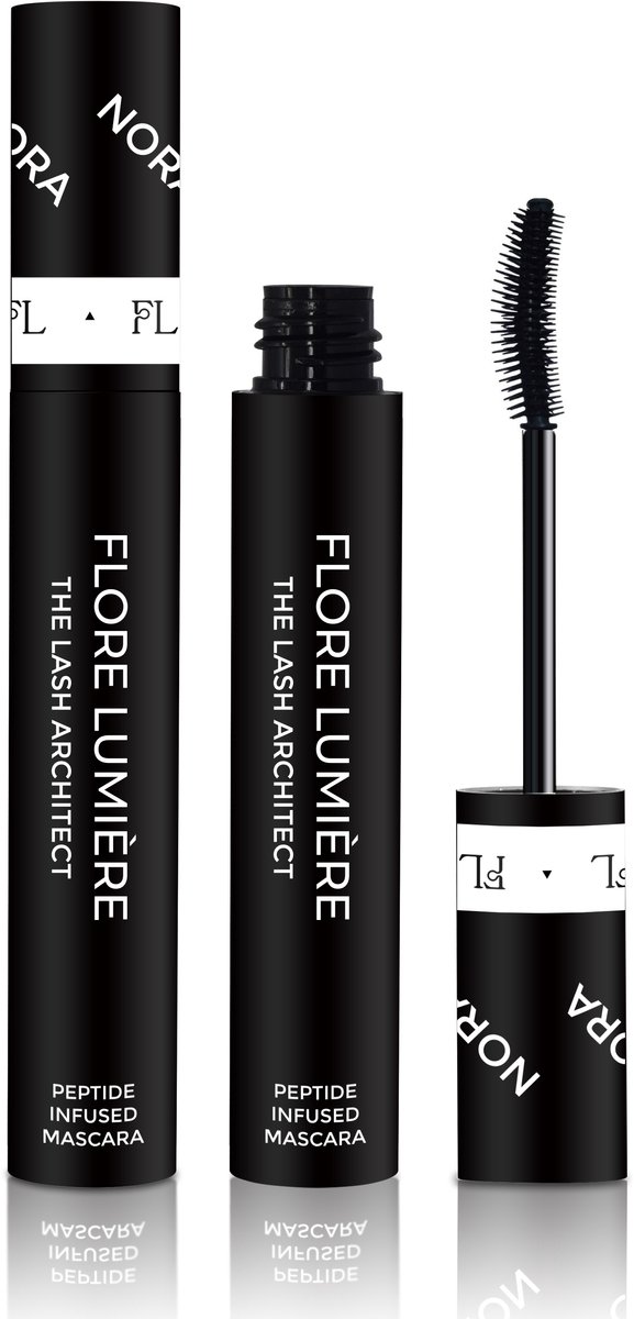 Mascara met Wimperserum (Kies je borstel) – Variant: Nora (Krul) – Flore Lumière