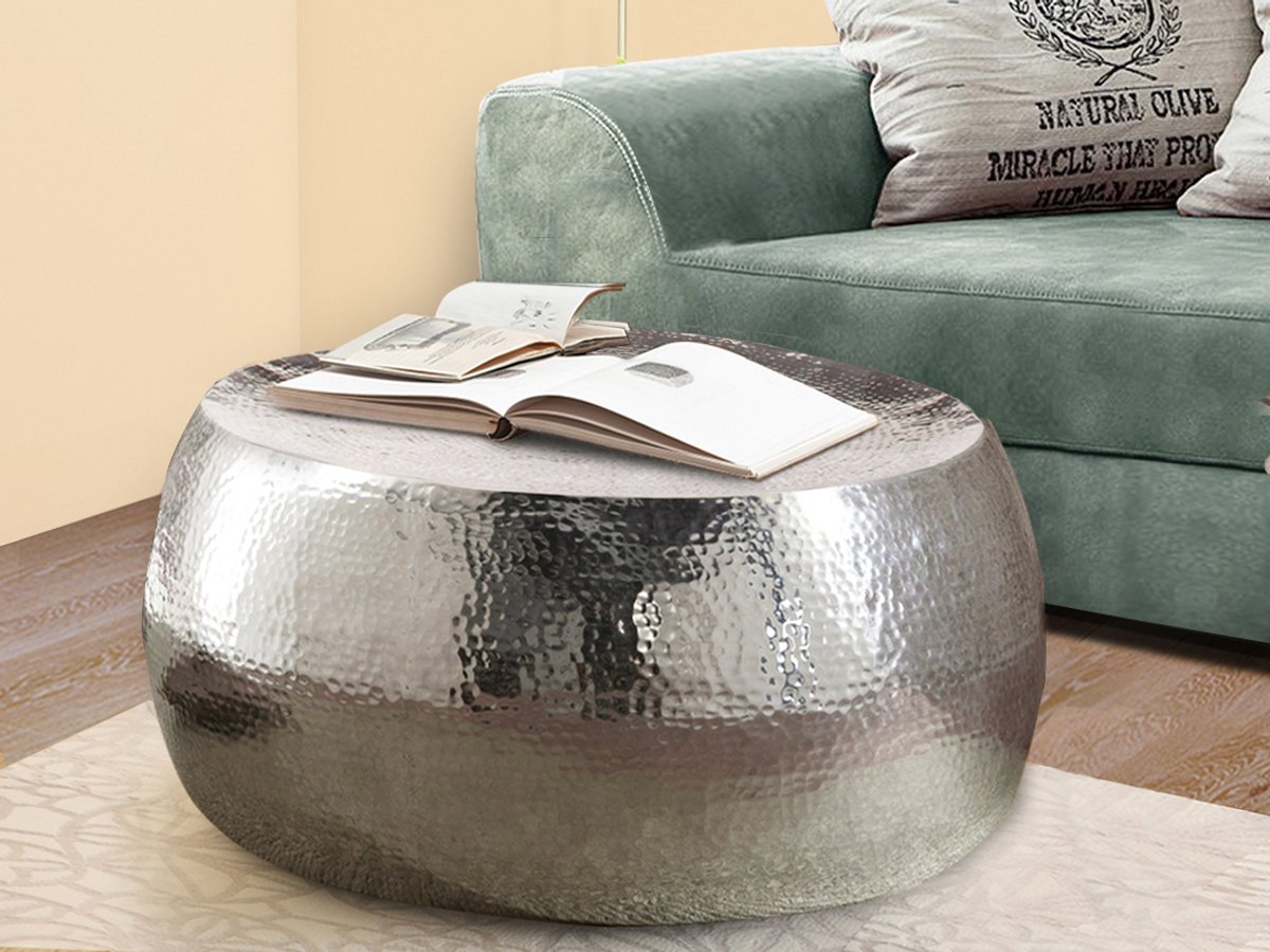 Georg-Salontafel - Zilver Aluminium