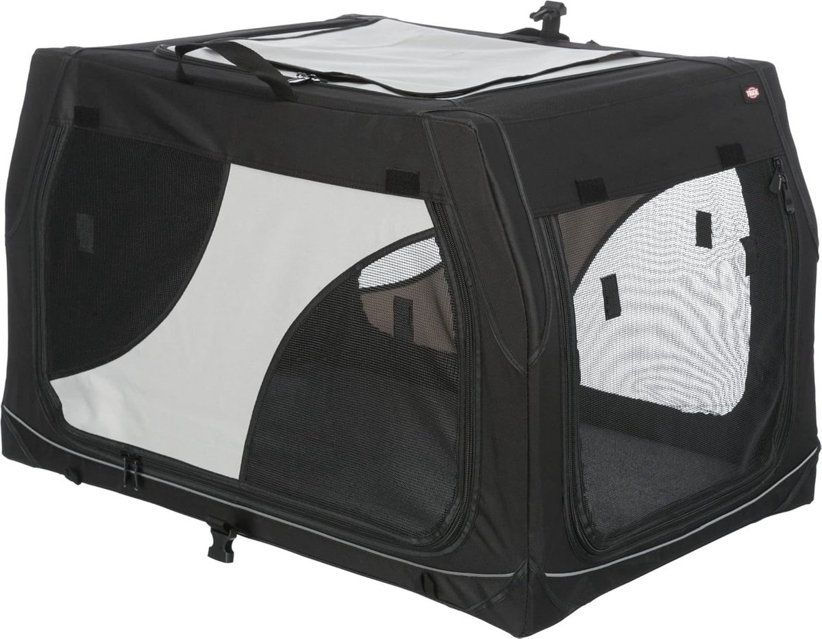 Draagbare Hondenkennel Vario 30 - 76x48x51 cm, Zwart/Grey