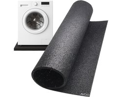 Anti-vibratiemat 60x60cm - Snijbare Rubberen Trilmat voor Wasmachine en Droger - Vermindert Trillingen en Geluid - Antislip Onderlegger