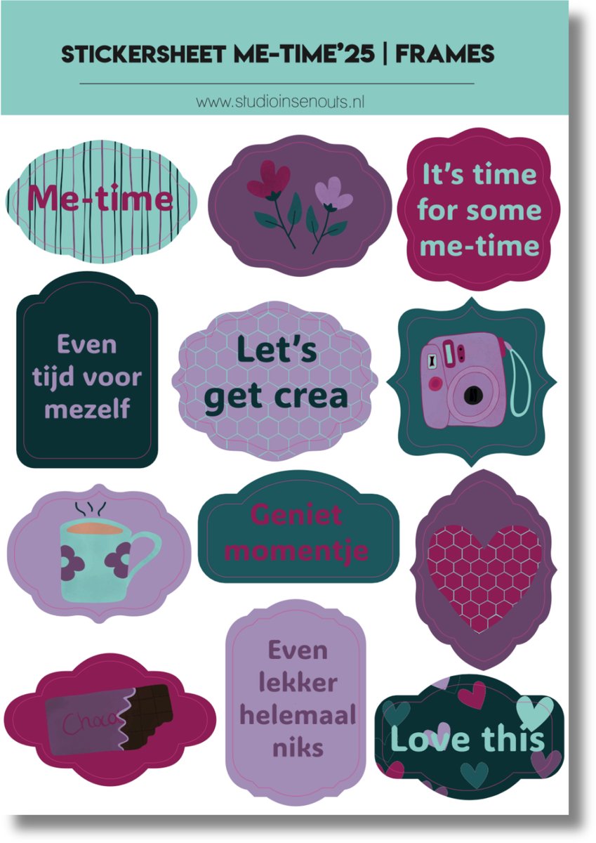 Stickervel Frames | Me-Time'25