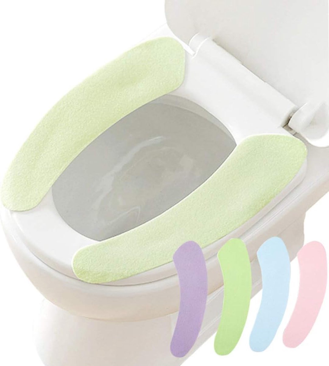 4 Sets Toilet Cover Warmers - Wasbare Toiletzitting Warmers - Universele Toiletzitting Accessoires