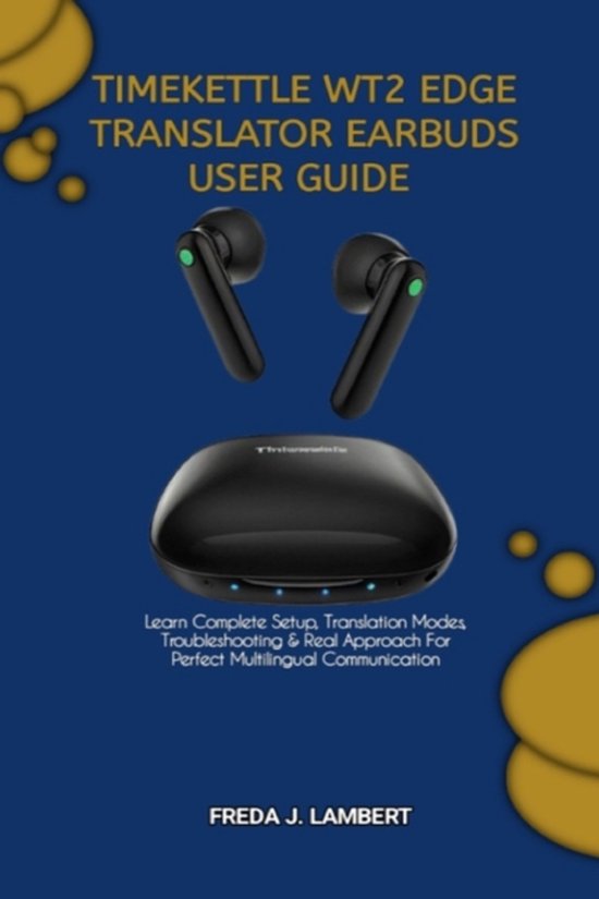 Timekettle Wt2 Edge Translator Earbuds User Guide - cover