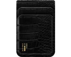 iDeal of Sweden - Magnetic Card Holder MagSafe Black Croco