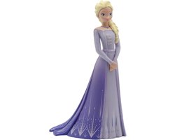 Bullyland 13510 – Speelfiguur en verzamelfiguur Elsa uit Disney Frozen 2, ca. 5,8 × 10 × 6,5 cm – levensecht en detailrijk vormgegeven – ideaal als taartfiguur en klein cadeautje voor kinderen vanaf 3 jaar.