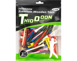Golf Tee Accessoires - 100 Stuks in Diverse Kleuren en Maten voor Training en Sport