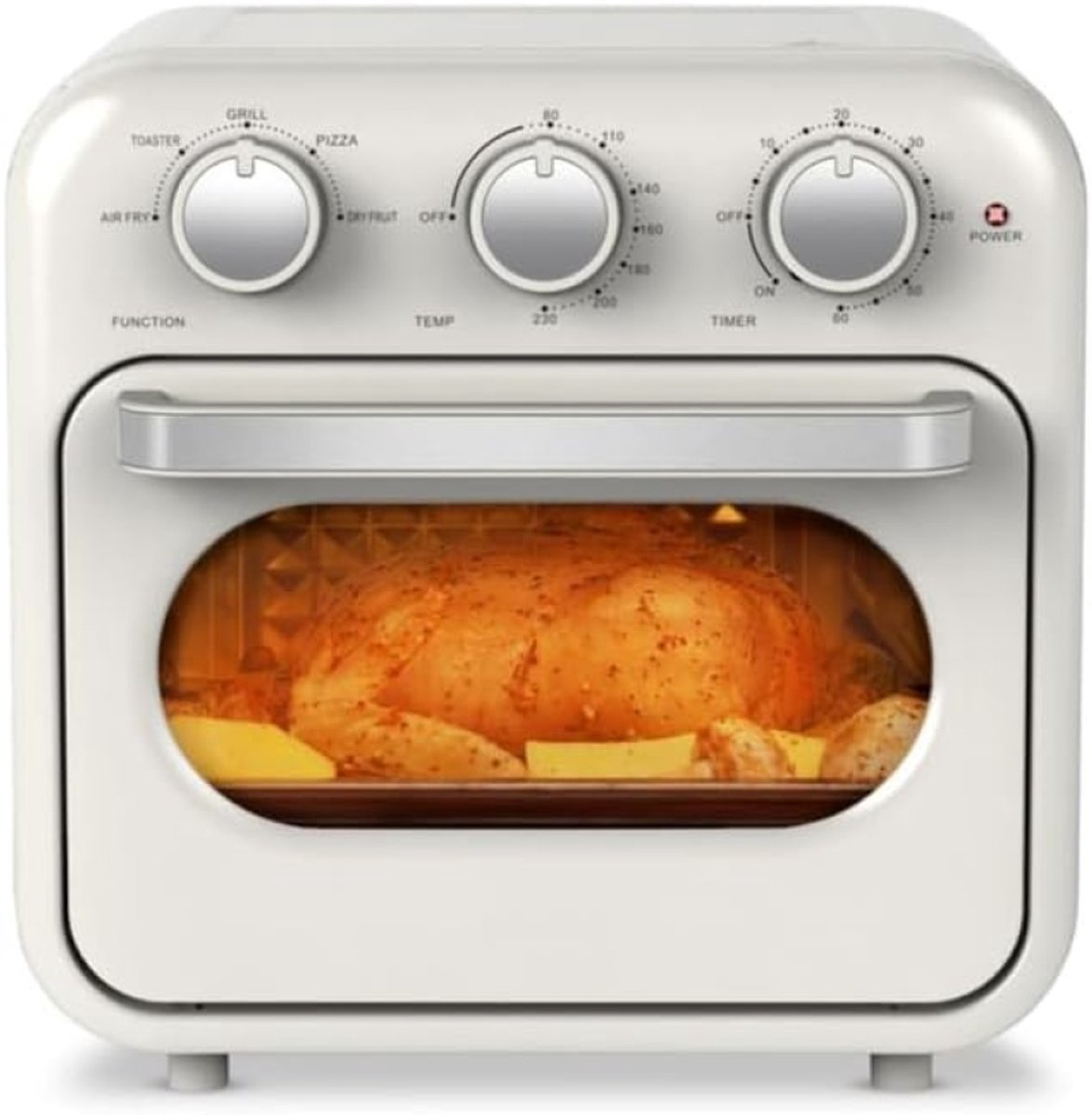 Shenzhen JPC Retro Airfryer met 2 Lades en 16 Liter Inhoud - Shenzhen JPC Technology Co., - €169,95