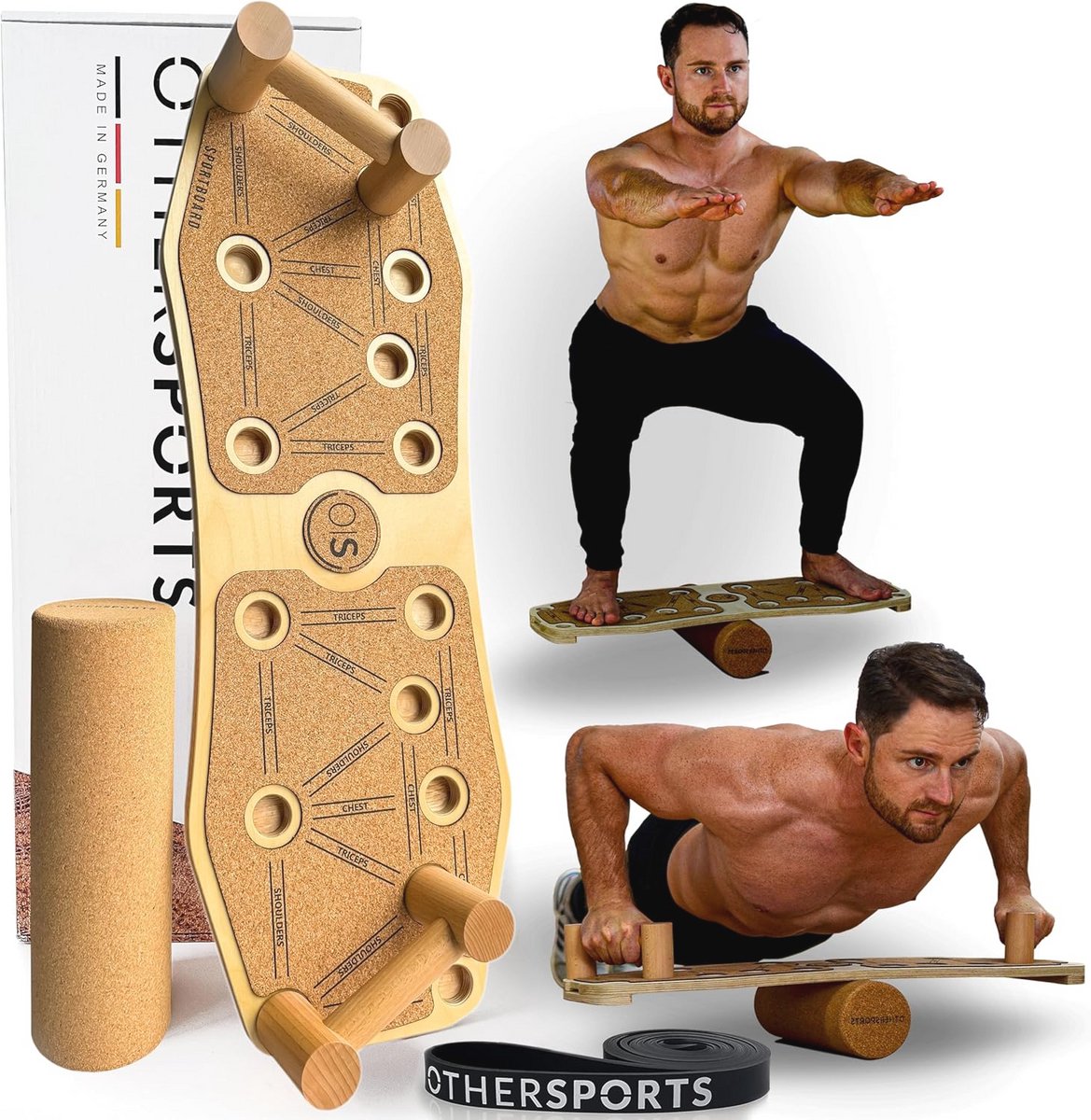 High-Intensity Balance Push-Up Board voor Effectieve Thuistraining
