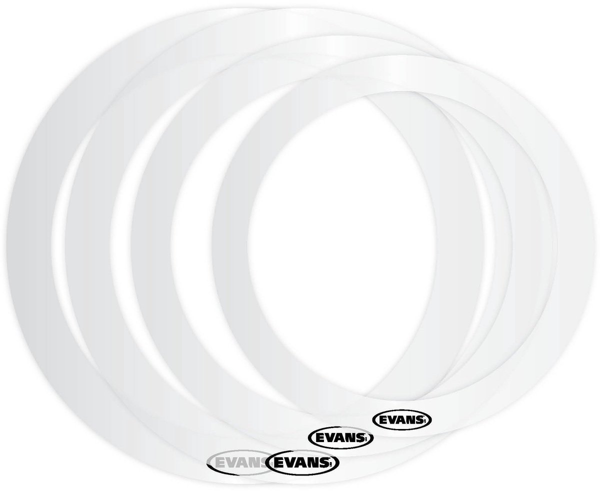 Evans E-Ring Pack Rock 10",12",14",16" - Accessoire voor drumvellen