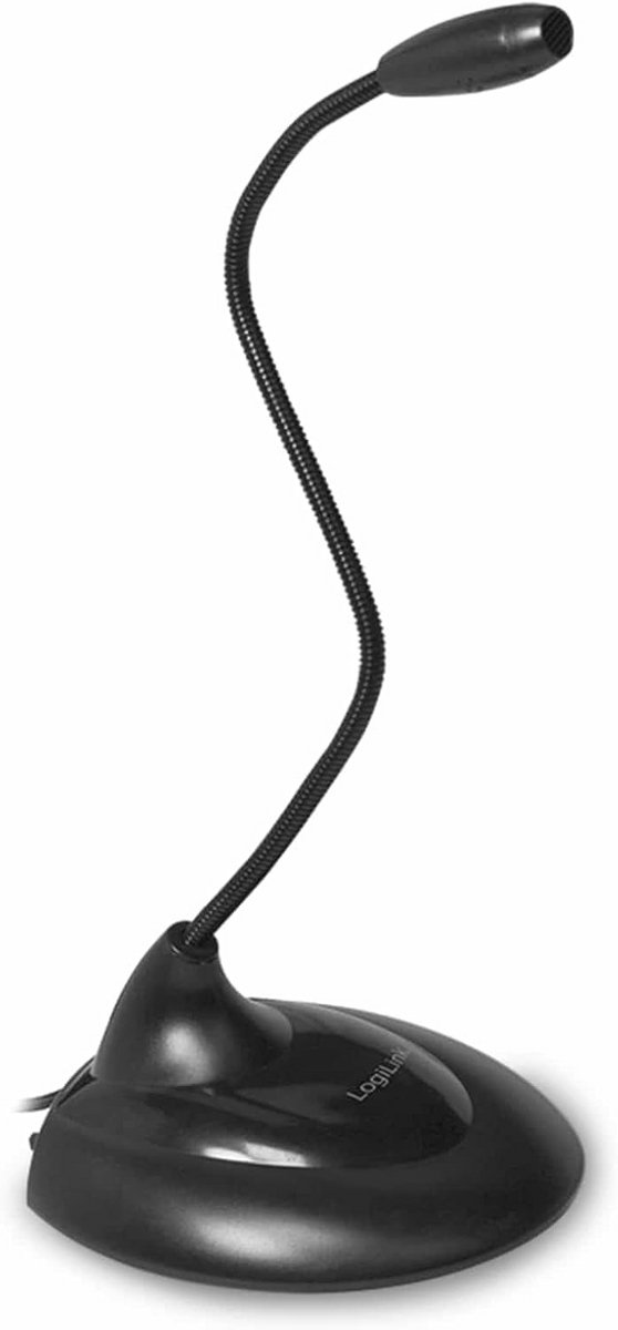 Multimedia Microfoon met Standaard voor Computer - Zwart