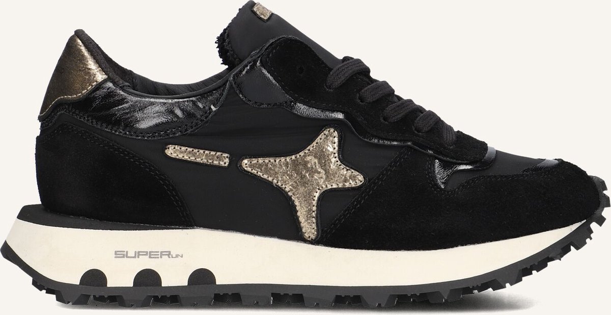 Ama Brand Deluxe S.run W Sneakers - Suède - Dames - Zwart - Maat 39