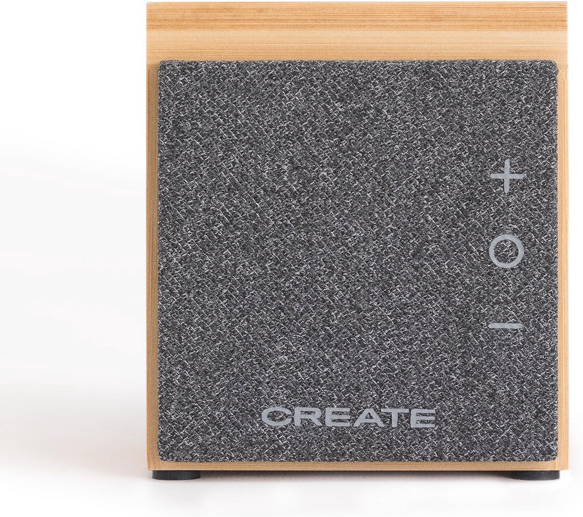 Draagbare Bluetooth Luidspreker met Bamboe Afwerking en Smartphonehouder