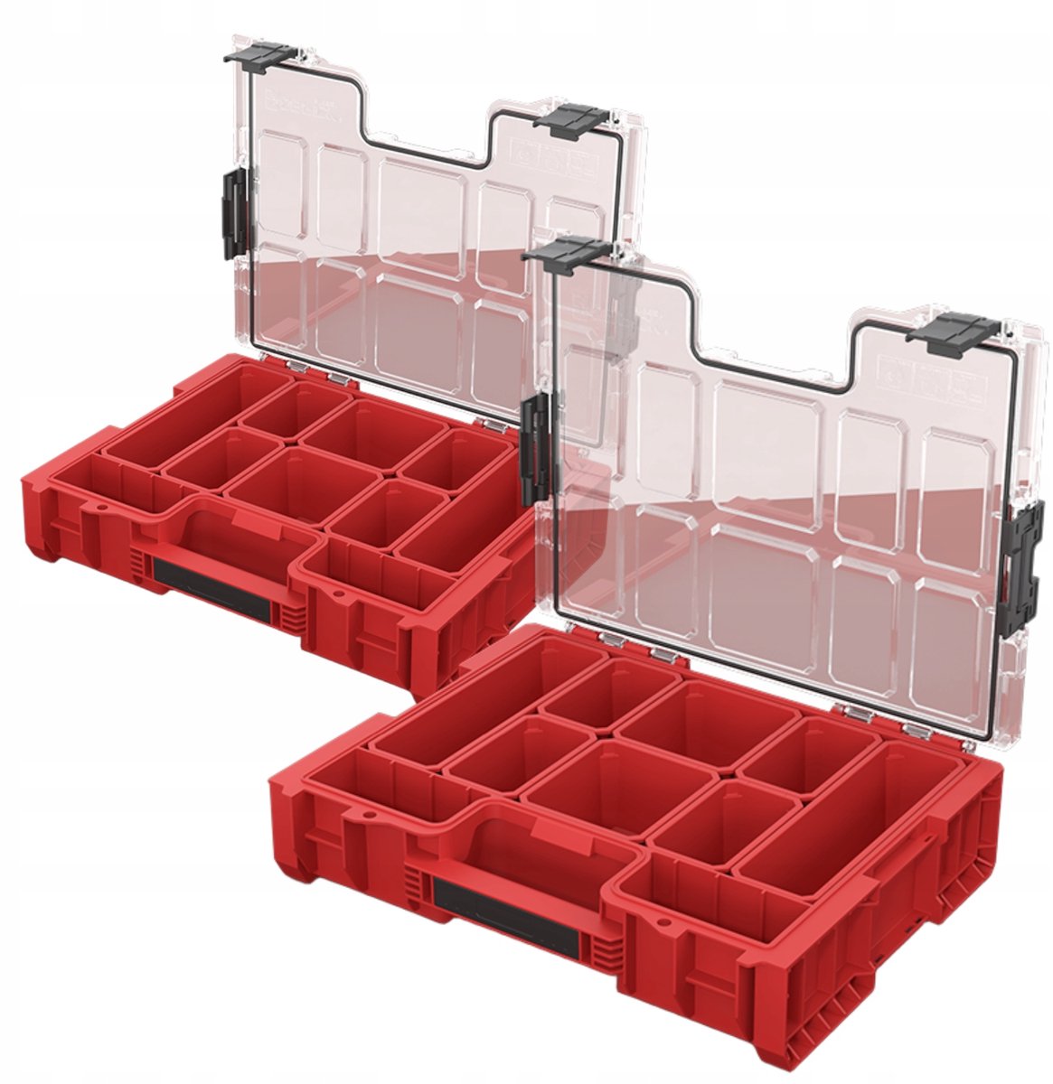 Qbrick System PRO Organizer 300 Rood Ultra HD Gereedschapskist x2