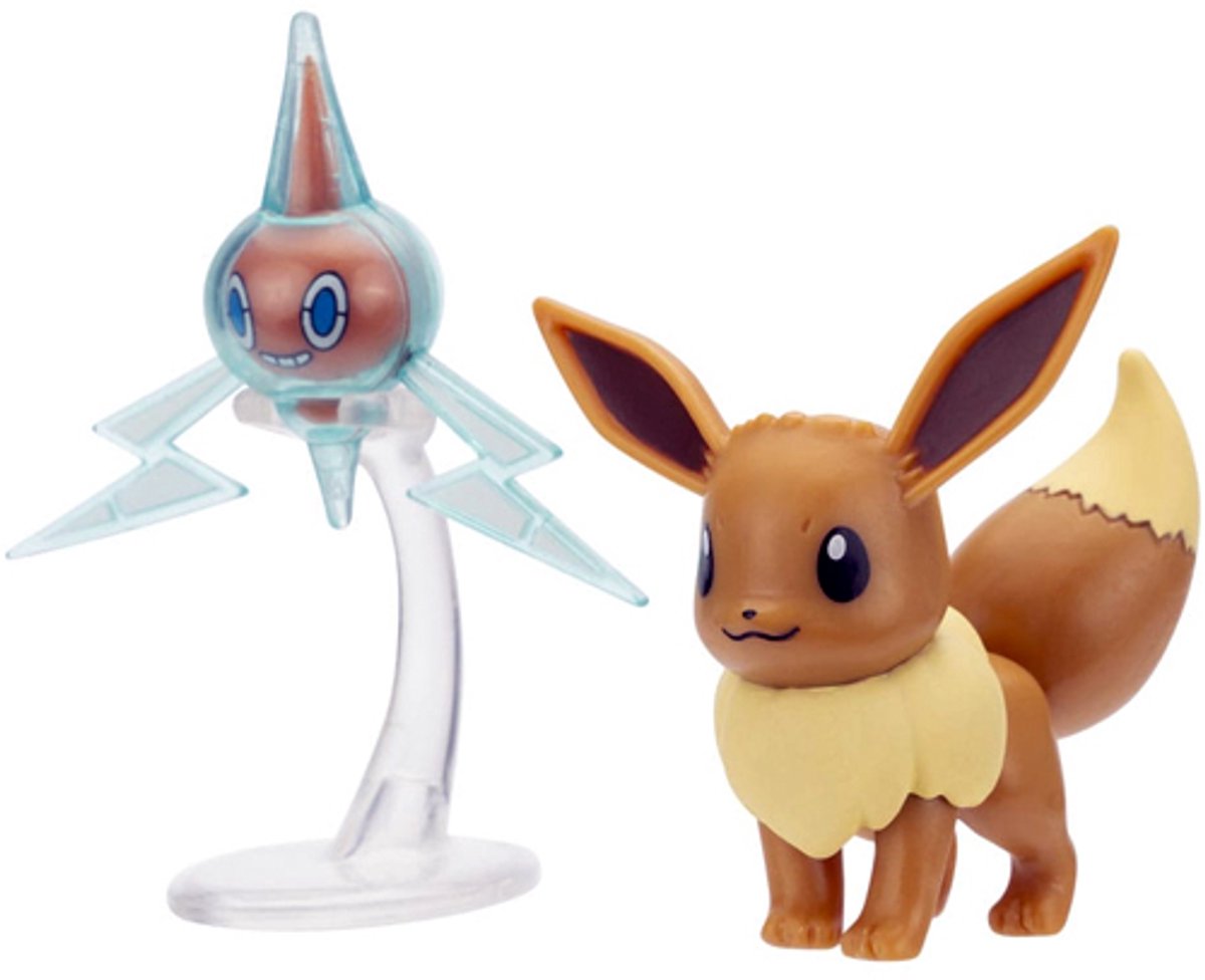 Rotom & Eevee Jazwares Battle Figure Actiefiguren