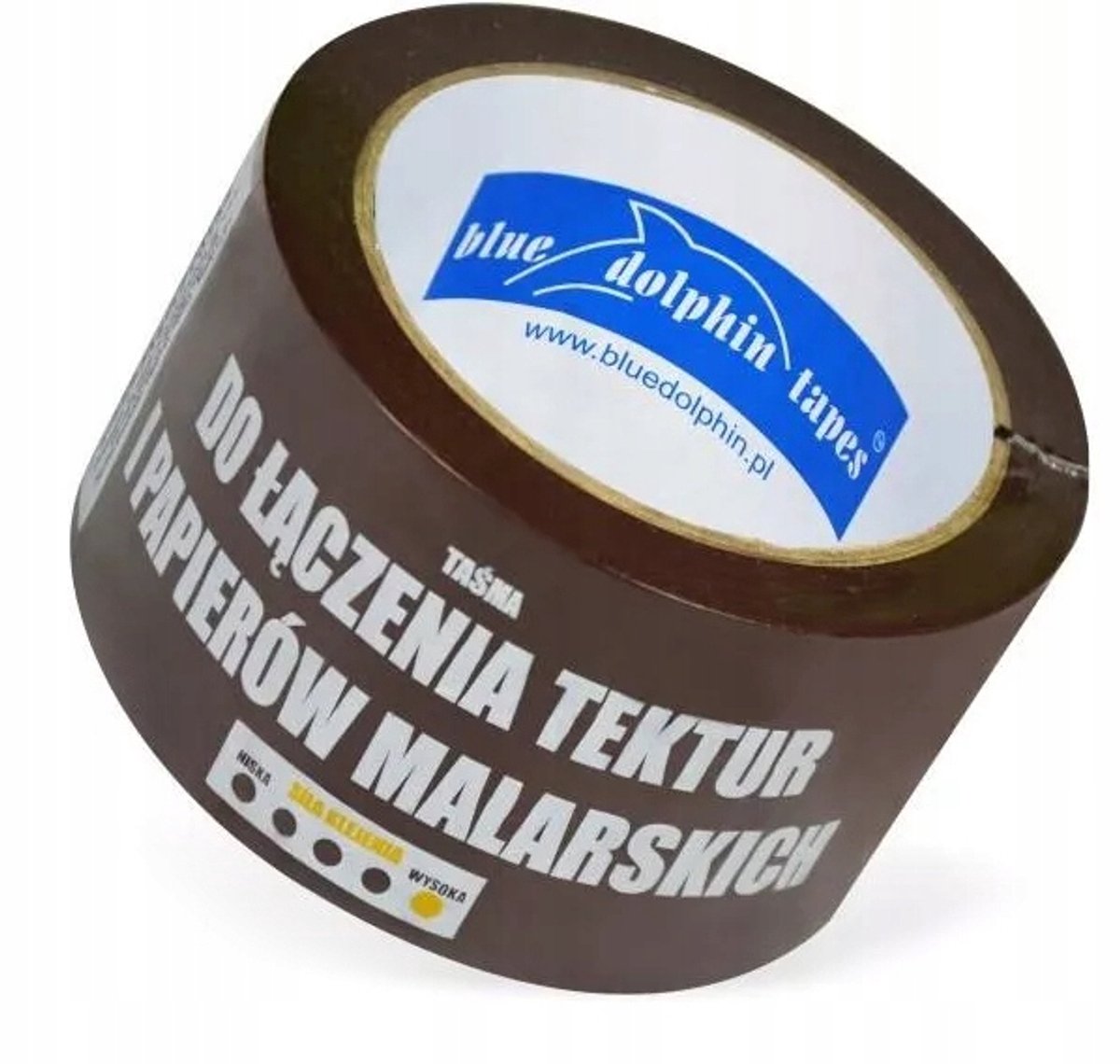 Blue Dolphin borden en kartonnen tape 60 mm x 25 m - sterk en waterdicht