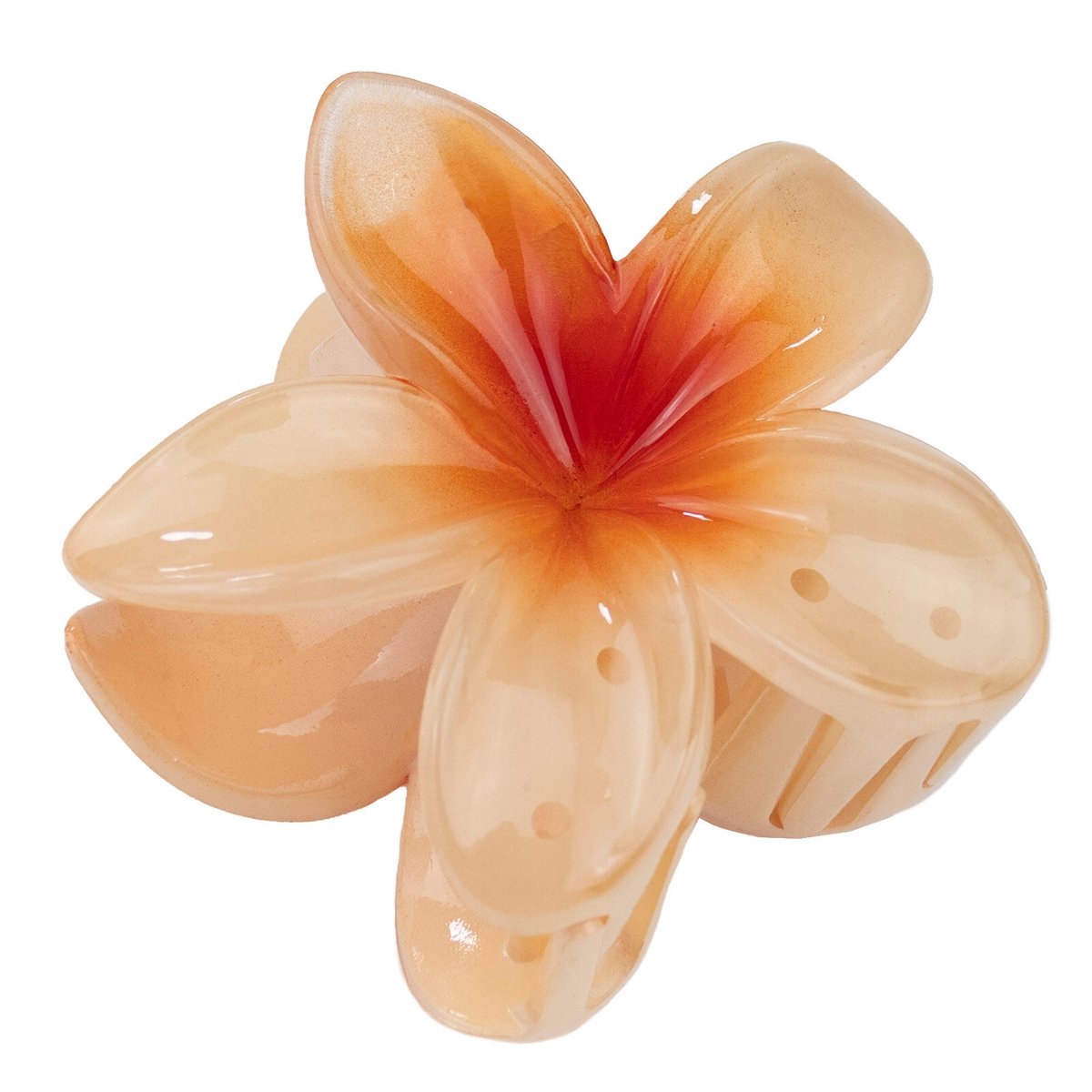 Grote Hawaii Bloem Haarclip - Plumeria Klem