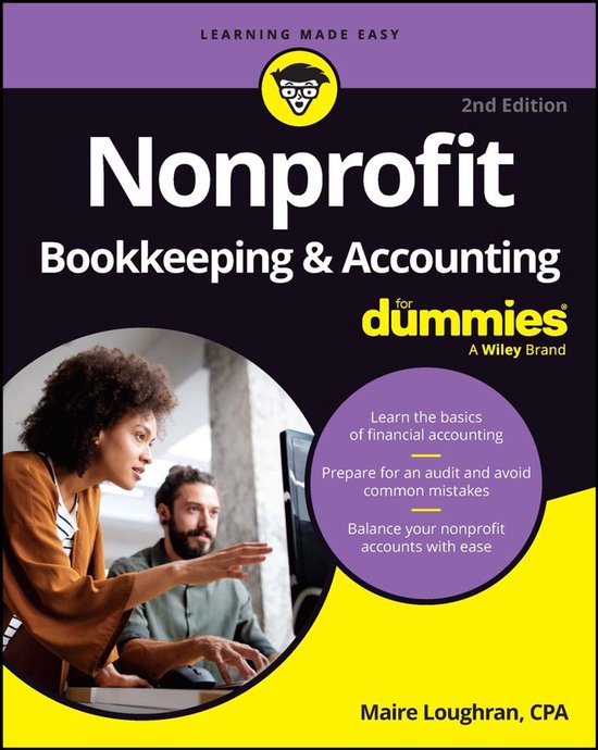 Nonprofit Bookkeeping & Accounting For Dummies - cover