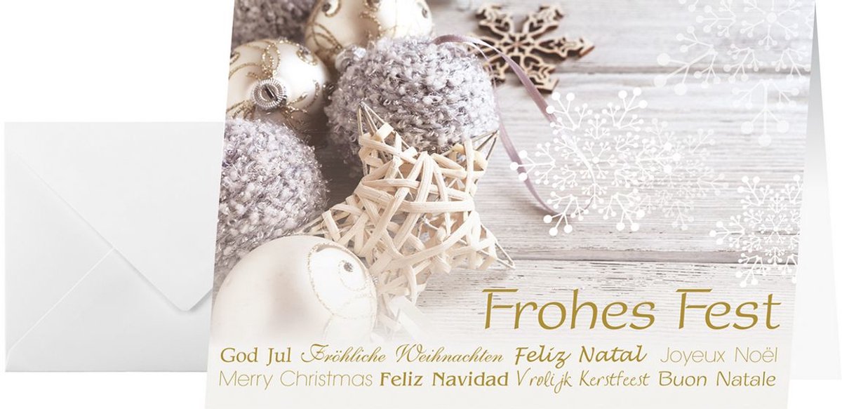 Kerstkaart 'Kerstsfeer', formaat A6 (A5)