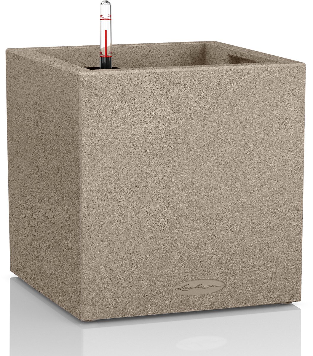 Lechuza Canto Stone 30 low - Planter - with removable inner pot