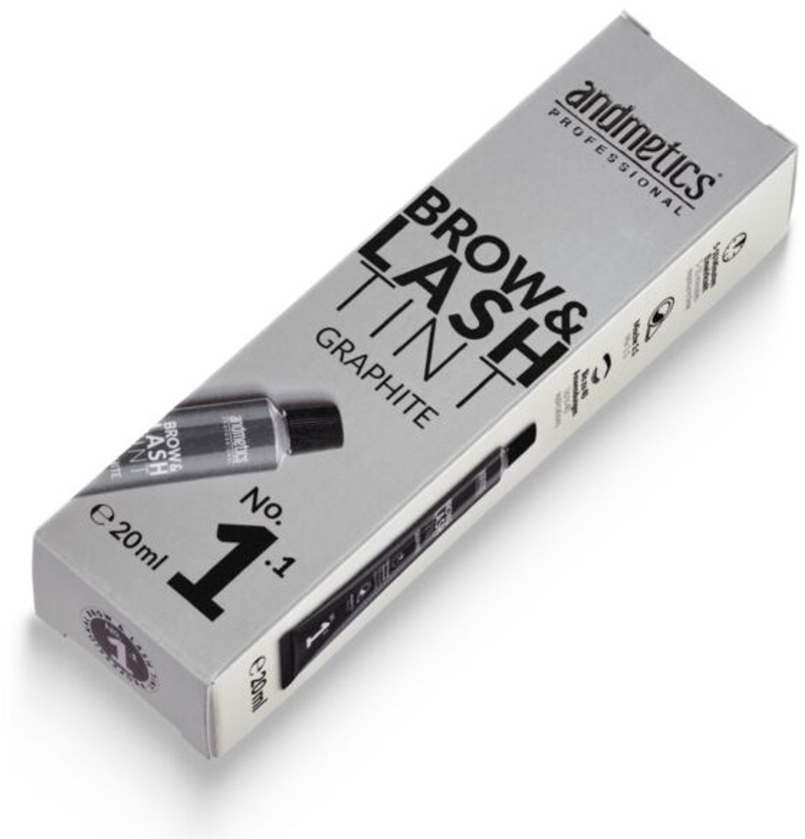 ANDMETICS - Brow & Lash Tint graphite - Wenkbrauwverf & Wimperverf