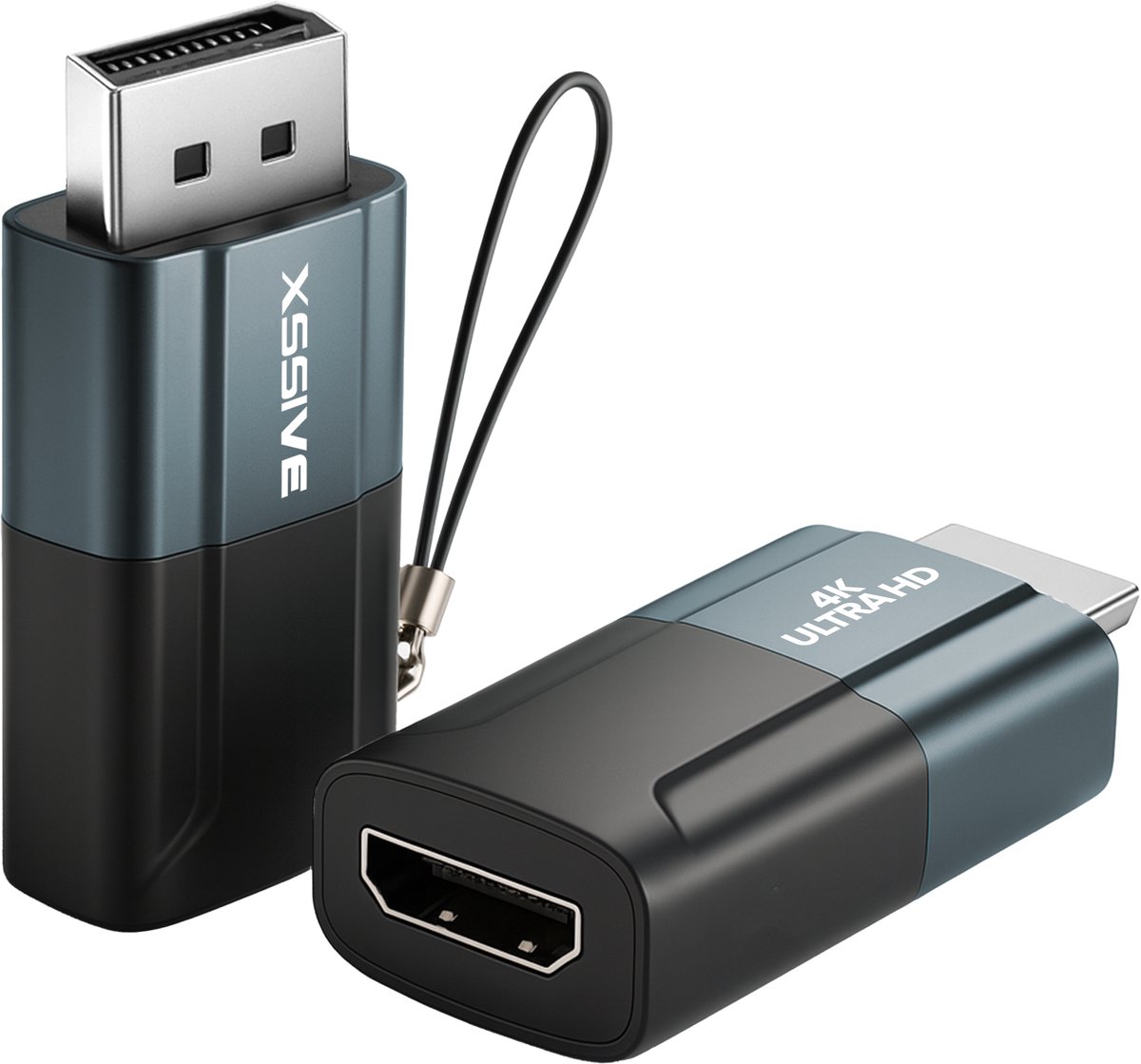 Xssive DisplayPort naar HDMI Adapter 4K 30Hz Zwart