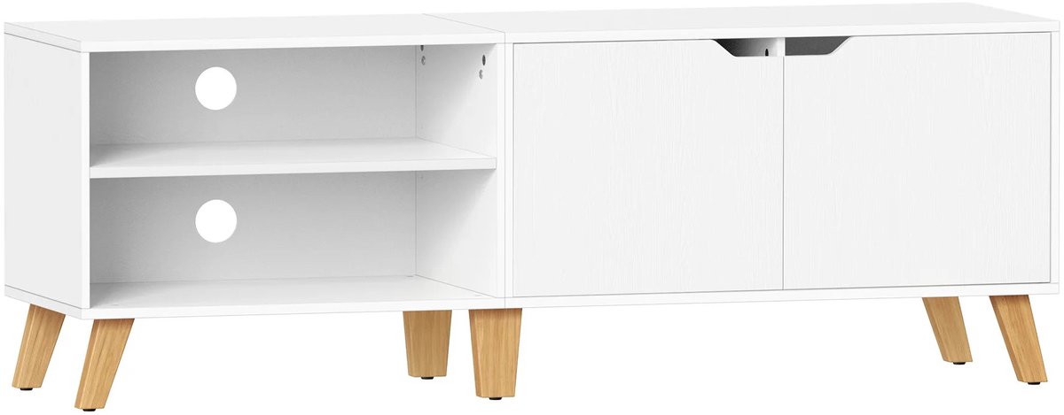 Maison Nordique - Tv kast - Tv meubel - Tv meubel hout - TvMeubel - Tv meubel wit - Tv meu