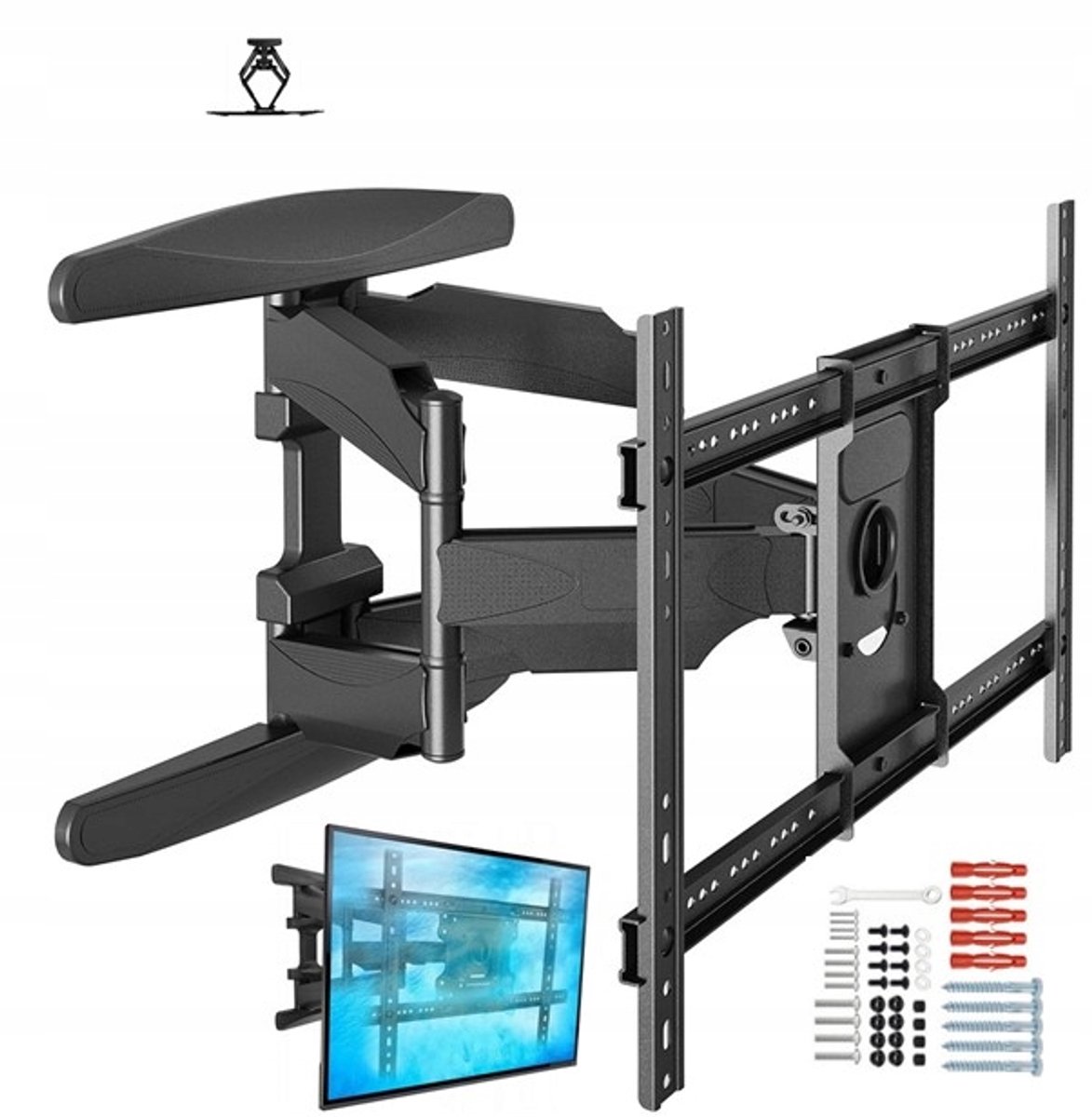 Draaibare TV-muurbeugel voor TCL 65C825 - 45 kg belastbaar