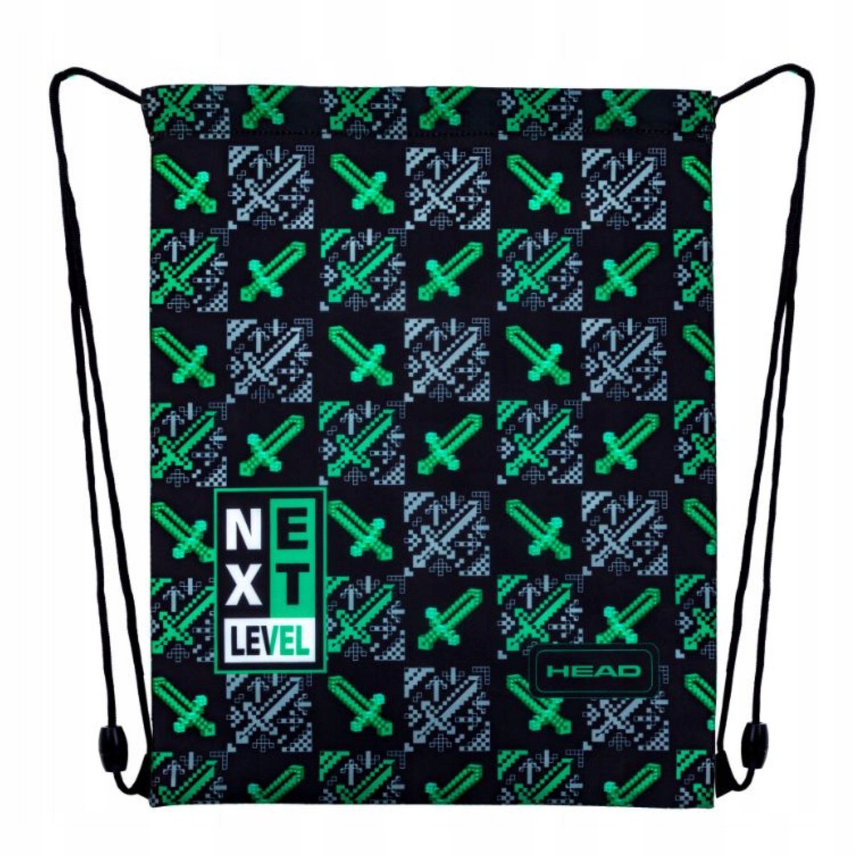 HEAD Next Level Gymtas Perfect voor Jonge Gamer Lichtgewicht Groen