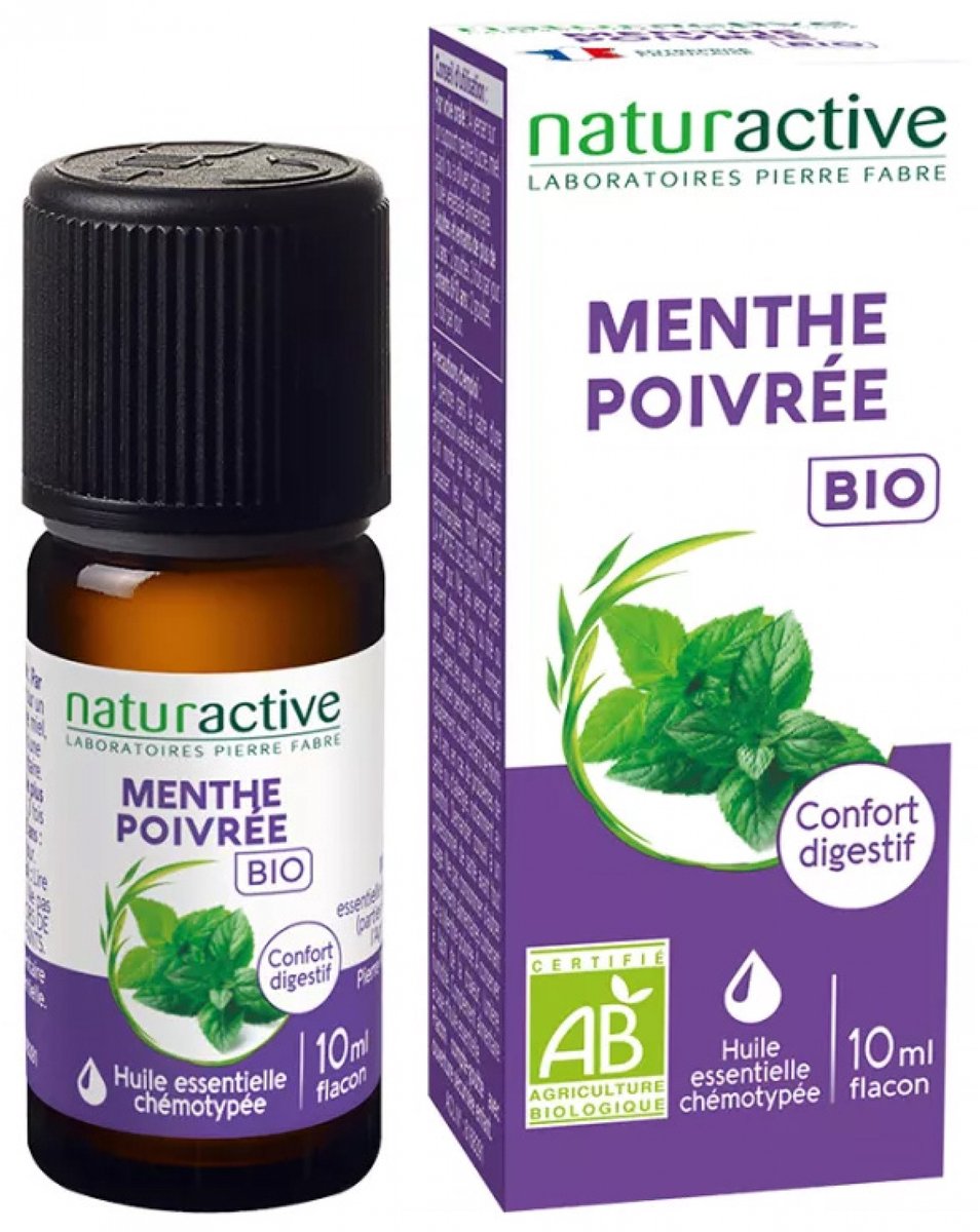 Naturactive Etherische Olie van Pepermunt (Mentha x Piperita L) Biologisch 10 ml