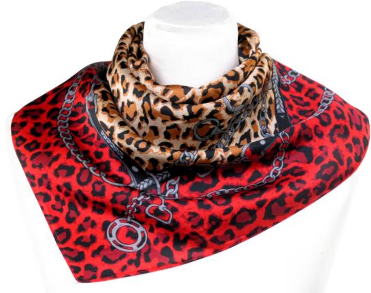 Veelzijdige Foulard Dames 70x70cm - Diverse Patronen