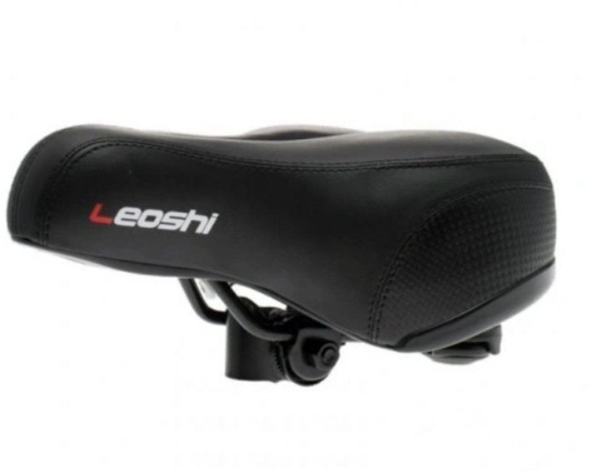 Leoshi Fietszadel Elastomeer Zwart AWR2073E