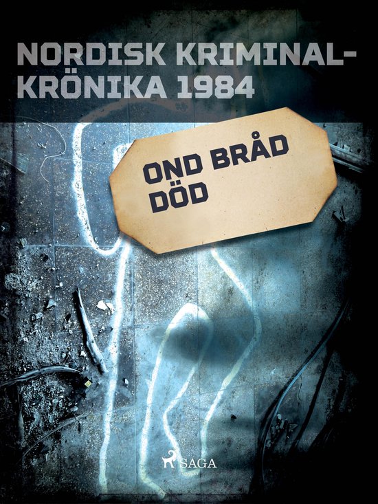 Nordisk kriminalkrönika 80-talet - Ond bråd död - cover