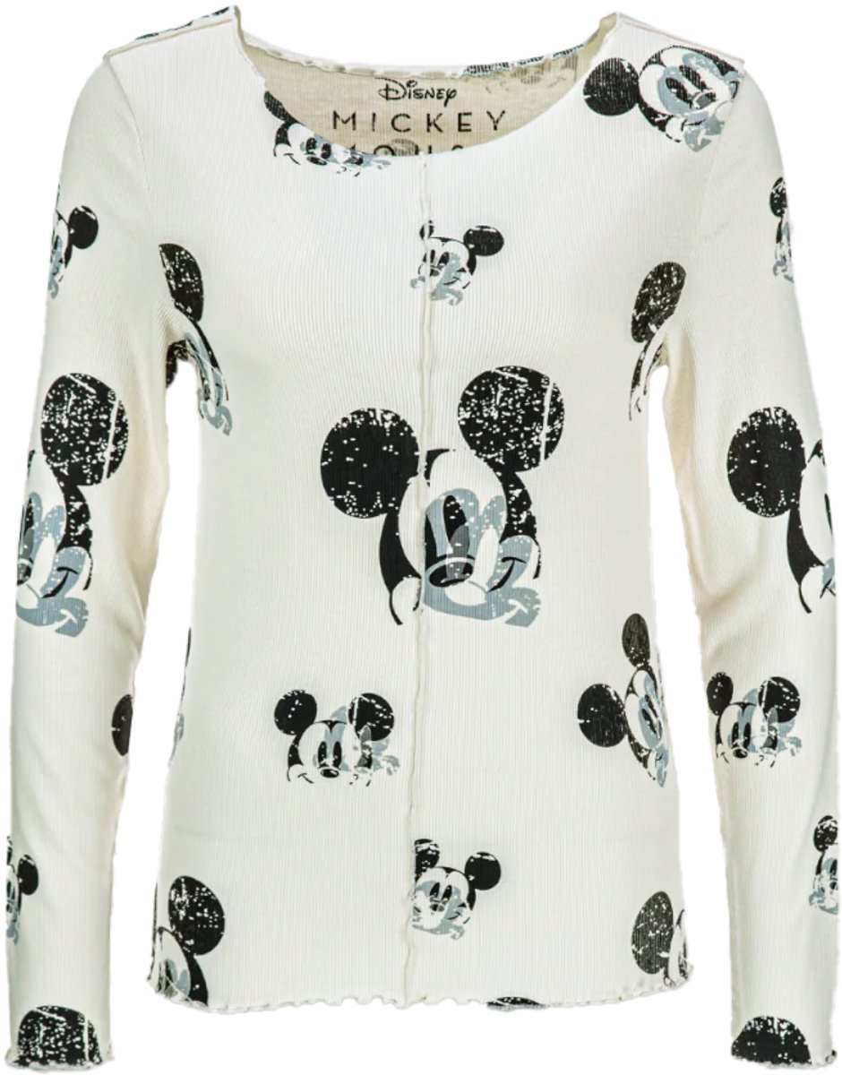 Frogbox • ecru shirt Mickey • maat 36