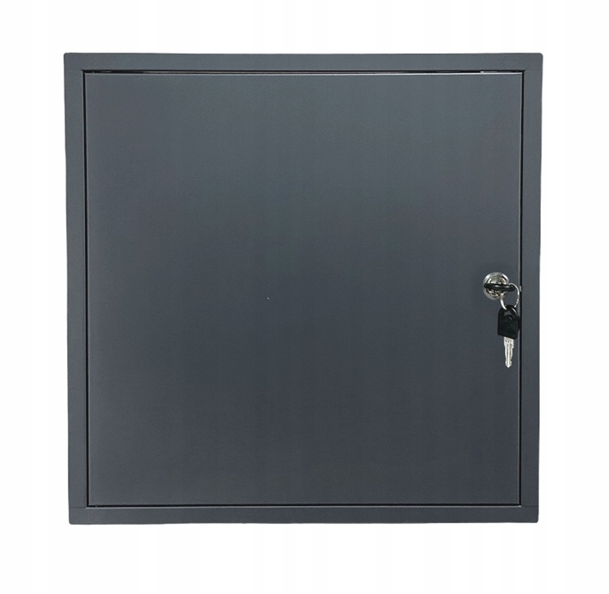 Metalen Luik 60x60cm Antraciet RAL7016 met Slot