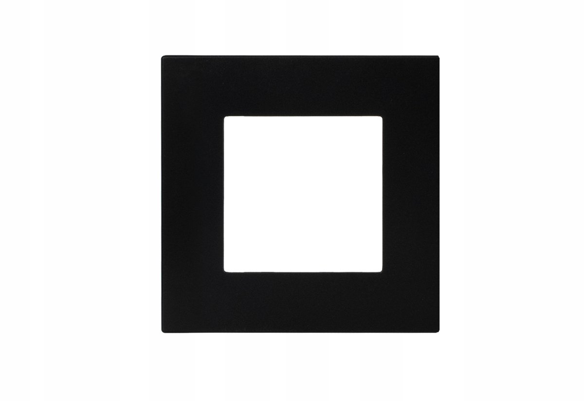 RTX SH Zwart 1-veld PVC-frame voor Smart Home-systeem