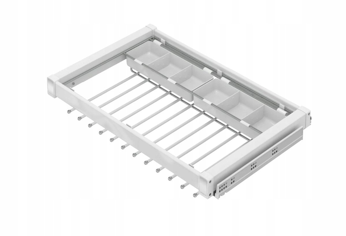 STARAX Broekenlade 60cm Wit met Blum Organizer