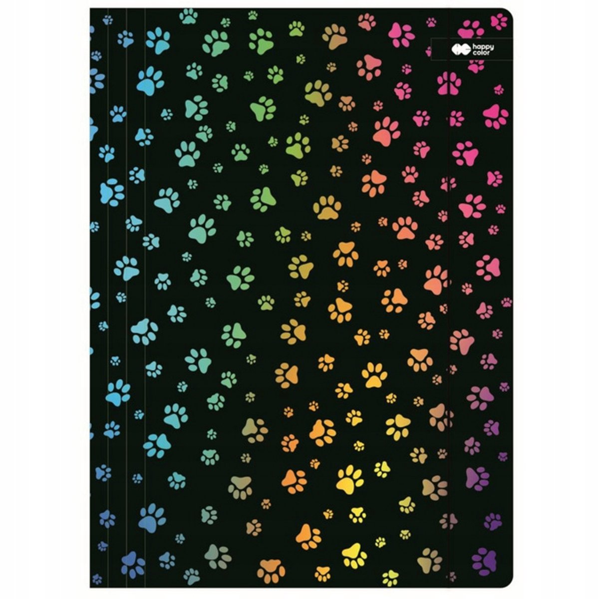 Happy Color Tek Tweezer A4+ Miaow met Elastiek - Kattenpootjes