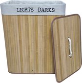 Panier à linge Songmics Bamboo, 32 x 52 x 62,5 cm 100L